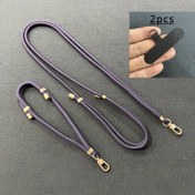 Resim 2 Adet Ayarlanabilir Yüksek Kaliteli Telefon Kordonları ve Bilek Kayışları - Dayanıklı Polyester, Kayıp Önleyici, Günlük Kullanım ve Seyahat İçin 