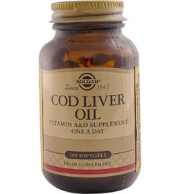 Resim Solgar Cod Liver Oil 100 Softgels 