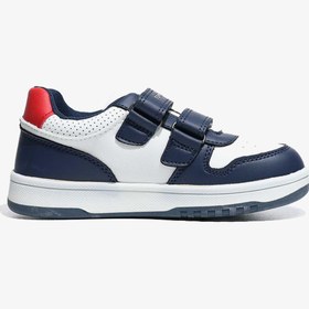 Resim Tommy Hilfiger Flag and Hook Loop Bebek Lacivert Spor Ayakkabı 