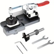 Resim Seeppitous 35MM Menteşe Sıkıcı Jig Kiti Gizli Menteşe Sondaj Kılavuzu Jig - Alüminyum Alaşım Menteşe Deliği Açma Şablonu Yumruk Bulucu (Yurt Dışından) 