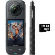 Resim Insta360 X5 İnvisible 114cm Selfie Stick Bundle (128GB Hafıza Kartı Dahil) 