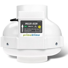 Resim Prima Klima Pk125-ec29 Sessiz Fan 330 M3/h 125 Mm Ec Motor 