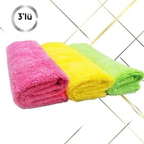 Resim Easyso Nano Ölçekli Temizlik Bezi 3’lü Paket Mikrofiber Genel Temizlik Bezi, Yüksek Emici Tüy Bırakmayan EasyClean Bez, Mucize Temizlik Bezi Cam, Araba, Pencere, Aynalar, Bulaşıklara, Yeniden Kullanılabilir 