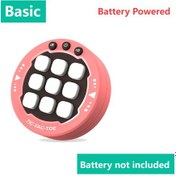 Resim 3'ü 1 Arada Tic-tac-toe Oyunu El Bulmaca Oyun Konsolu Elektronik Çocuk Basic Pink İspanya 