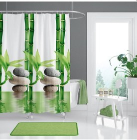Resim Bamboo Duş Perdesi 180 x 220 CM 