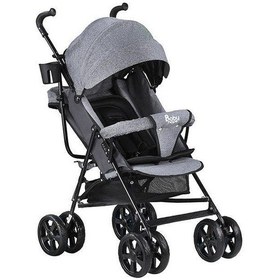 Resim Babyhope SA7 Baston Bebek Arabası Gri 