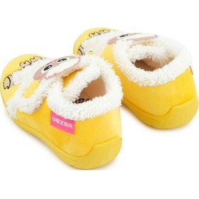 Resim Gezer Bebe Kız Çocuk Kışlık Cırtlı Ayarlanabilir Günlük Okul Kreş Panduf Ayakkabı Ga2kbm.03362.00.t00.b43 Sarı 