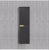 Resim Denko Motta 35 Cm Mdf Antrasit Gri Banyo Boy Dolabı Antrasit - Gri 