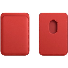 Resim piblue Iphone Xs Ile Uyumlu Magsafe Özellikli Cardsafe Deri Cüzdan Kartlık 