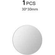 Resim GongtuShop 1 Adet Gümüş 30X30 Tarzı Pcs Manyetik Metal Plaka Araç Telefonu Tutacağı Evrensel Demir Levha Disk Etiket Montajı Cep Telefonu Mıknatıs Standı IPhone Için (Yurt Dışından) 