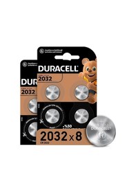 Resim Duracell DL/CR 2032 3V Lityum Düğme Pil 8’li 