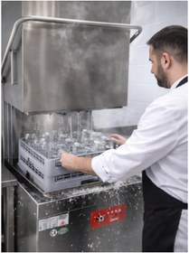 Resim OSİMO Giyotin Bulaşık Makinesi - Endüstriyel Sanayi Tipi 50x50 Sepetli 