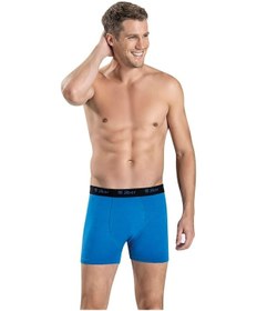Resim Jiber Erkek Saxs Mavisi Modal Pamuklu Boxer 321 