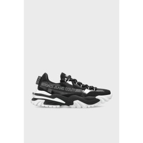 Resim Versace Jeans Couture Logolu Tırtıklı Kalın Taban Sneaker Ayakkabı Erkek Ayakkabı 78YA3SI8 ZSC58 899 