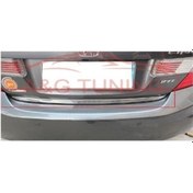 Resim Honda Civic Krom Bagaj Alt Çıta Formlu 2012-2016 Arası Paslanmaz N11.5754 