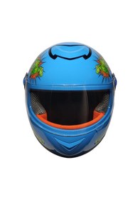 Resim Mts Full Face Motosiklet Çocuk Kaskı K10 Dino Blue Mavi 