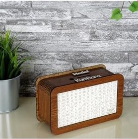 Resim Entude Parabox 10.000 TL Hedef Kumbarası - Ahşap Para Biriktirme Hedef Kutusu 