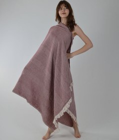 Resim Bordo Müslin Peştemal 