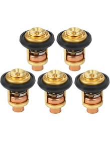 Resim Bueattuh 5pc 66M-12411-00 Yamaha Dıştan Takma Motorlu Motor Parçası Için Tekne Motoru Termostatı (Yurt Dışından) 