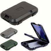 Resim Erkekler için İnce Cüzdan - Kredi Kartları ve İş Kartları için RFID Engelleme Özellikli Kart Tutucu - Erkeklere Özel Metal Kimlik Kartı Kılıfı - Minimalist Alüminyum Kartlık - Onun İçin Mükemmel Hediye 