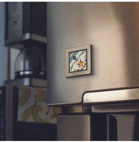 Resim İtalyan Deseni Baskılı Mdf Magnet 7x7 268 