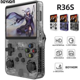 Resim R36S Retro Oyun Konsolu – 3.5" IPS Ekran | 64GB Hafıza | Linux Sistem | PSP/PS1/N64 Destekli | Taşınabilir Eğlence 