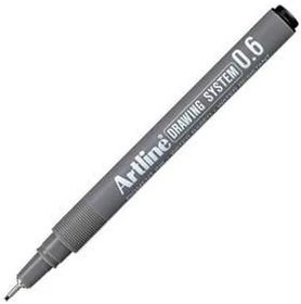 Resim Artline Drawing System 236 0.6 mm Siyah Teknik Çizim Kalemi – Hassas, Akıcı ve Profesyonel Çizimler İçin 