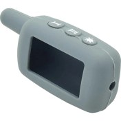Resim Cdwishbest Gri Silikon Anahtar Kutu Cilt Starline А4 A6 A8 A9 V5 24V Rus Iki Yönlü Araba Alarm Anahtarlık LCD Verici Uzaktan Kumanda Kapağı (Yurt Dışından) 