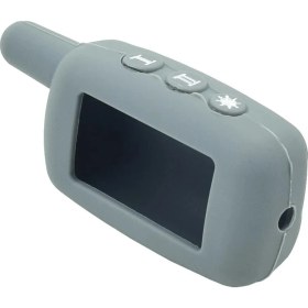 Resim Cdwishbest Gri Silikon Anahtar Kutu Cilt Starline А4 A6 A8 A9 V5 24V Rus Iki Yönlü Araba Alarm Anahtarlık LCD Verici Uzaktan Kumanda Kapağı (Yurt Dışından) 