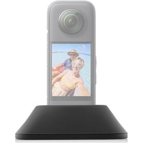 Resim Insta360 X3 Puluz Silikon Taban Masaüstü Standı Siyah 