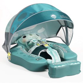 Resim Mambobaby Yüzme Simidi - Tri Dino, Emniyetli, Gölgelikli ve Ayak Destekli 