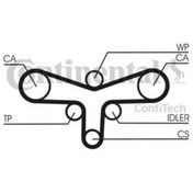Resim CONTITECH Triger Kayışı 207×320 Passat 2.5tdı 24v 98-03 -audı A4-a6-a8 2.5tdı 24v 97-04 5520xscon-ct1015 Ct101 