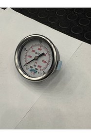 Resim SCOTT Ø 50 mm Kuru Tip Manometre 1/4'' Arkadan Bağlantılı Pnotip 304 Inox Pirinç ( 0 .....400Bar ) 