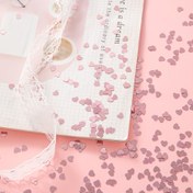 Resim 1 Paket, 30g kalp şeklinde Pullu Konfeti, Masaüstü Süslemeleri Pullu, Parti Süslemeleri Pullu, Tatil Süslemeleri Pullu Gül Altın 