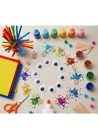 Resim 1 Cm Oynar Göz 50'li Paket Hobi, Amigurumi Ve El Yapımı Ürünler İçin 
