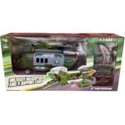 Resim Can-Em Oyuncak 22 cm Askeri Helikopter Oyun Seti 7053 
