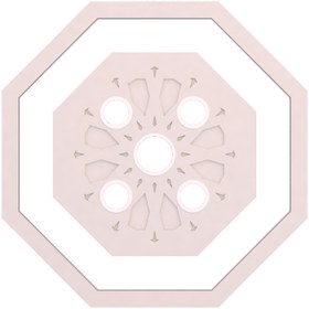 Resim MOTİFPİYER Tavan Spot Göbegi-Motifli-Sekizgen-74-86cm-Dıs Çitalı 