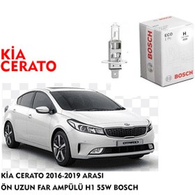 Resim KİA CERATO 2016-2019 ARASI ÖN UZUN FAR AMPÜLÜ H1 55W BOSCH 