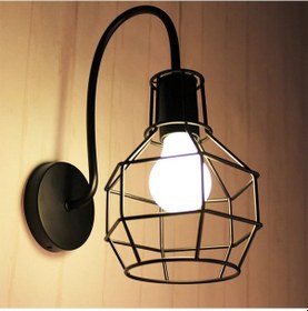 Resim Kafesli Tarz Aplik Siyah 