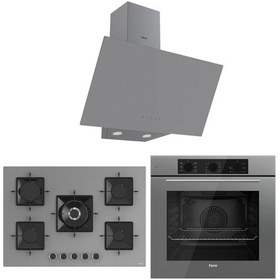 Resim Ferre QBL62CPR-SS038-D079 SS Serisi Gri Ankastre Set 