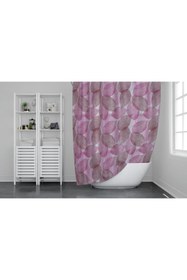 Resim Zethome Banyo Perdesi 1x100x200 Tek Kanat Duş Perdesi Halka Hediyeli Duşakabin Perdesi 3110 