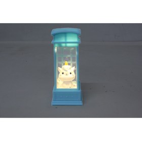 Resim hediyeconcepti Telefon Kulubesi Unicorn Model Işıklı Masa Lambası 