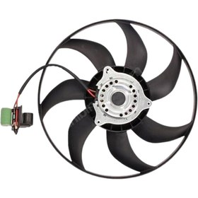 Resim Opel Insignia A 1.6 Turbo A 1.6 LET 2009 Sonrası Fan Motoru Davlumbazsız 390 Mm 4 Fiş 7 Kanat 