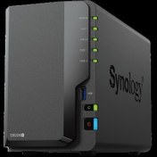 Resim SYNOLOGY DS224PLUS NAS 2 YUVALI 2GB DEPOLAMA ÜNİTESi 