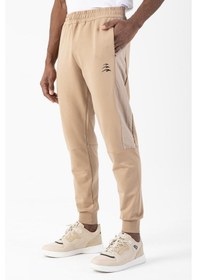 Resim Maraton Sportswear Regular Erkek Ribana Paça Basic Açık Vizon Eşofman Altı 21825 Açık Vizon 