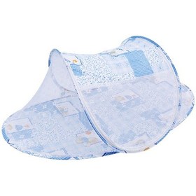 Resim Sones Wz-001 Çok İşlevli Karikatür Tekne Şeklinde Çocuk Katlanır Fermuarlı Cibinlik Mavi 