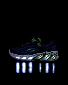 Resim Skechers Light Storm 2.0 - Bolt-brights Büyük Erkek Çocuk Siyah Işıklı Spor Ayakkabı 400149l Bkbl Siyah 