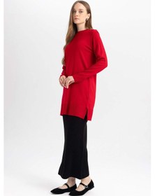 Resim Defacto Regular Fit Esnek Belli Basic Düz Siyah Maxi Etek D2526AX24WNBK81 Siyah 