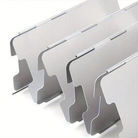 Resim Açık Hava Kampı Ocakları için Taşınabilir Rüzgar Koruyucu - 10 Plaka Seçeneği, Rüzgar Geçirmez, Katlanabilir, Verimli Isı Dağılımı, Piknikler ve Kamp için Mükemmel, Kamp Ocakları Üstü, Kamp Ocakları Taşınabilir, Piknik Gereksinimleri, Kompakt Tasarım, Dayanıklı Yapı, Sağlam Yapı, Piknik Severler 