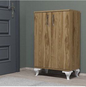 Resim Moxen A2 Ayakkabılı & Çok Amaçlı Dolap Ceviz 